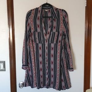 Oversized vintage button down dress/shirt
